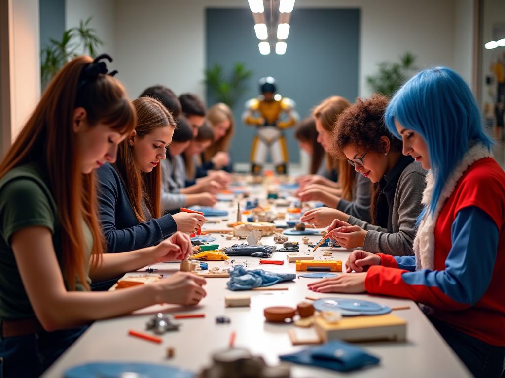 Workshop de tutoriales y comunidad cosplay